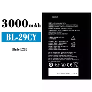 バッテリー BL-29CY 対応 ZTE Blade L220