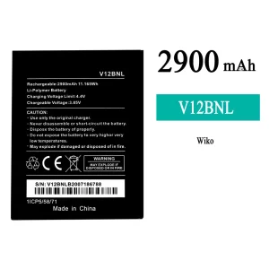 バッテリー V12BNL 対応 WIKO