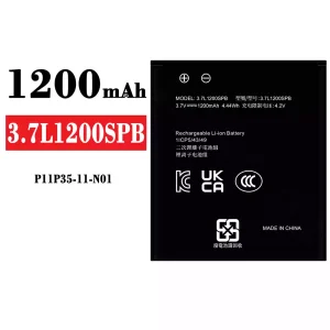 バッテリー 3.7L1200SPB 対応 Texas Instruments P11P35-11-N01