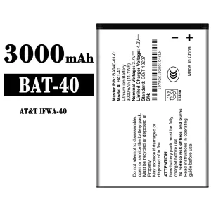 バッテリー BAT-40 対応 NetComm AT/T IFWA-40
