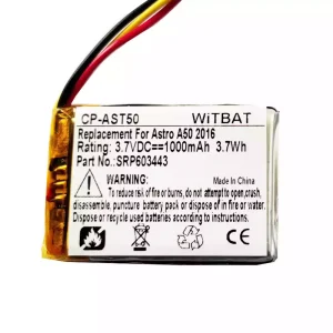 交換用 ヘッドフォン バッテリー 対応 Astro A50,Astro A20,Astro A38,HyperX Cloud Core Wireless