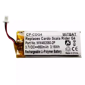 交換用 ヘッドフォン バッテリー 対応 BAT00004,BAT00002,WW452050-2P,WW452050PL-2PC