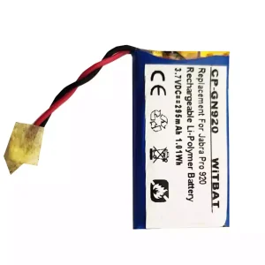 交換用 ヘッドフォン バッテリー 対応 Jabra Pro 900,Pro 920,Pro 923,Pro 930,Pro 935,AHB512229PS