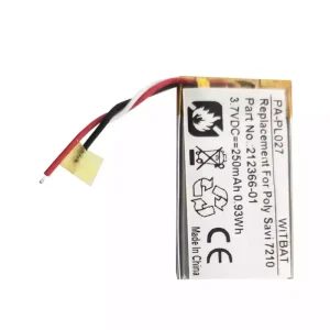 交換用 ヘッドフォン バッテリー 対応 Plantronics Savi 7210,Savi 7220,S7210T,S7220T