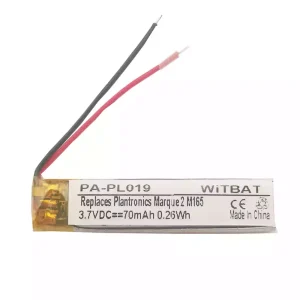 交換用 ヘッドフォン バッテリー 対応 Plantronics Marque 2 M165,M180 LSSP321036AB
