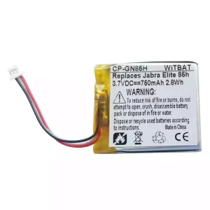 交換用 ヘッドフォン バッテリー 対応 Jabra Elite 85h,Jabra Elite 75t,Evolve2 85,PL661935V