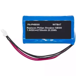 交換用 スピーカー バッテリー 対応 Philips ShoqBox SB500