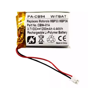 交換用 スピーカー バッテリー 対応 Motorola Sonic Play 100,MBP33,MBP36,CB94-01A