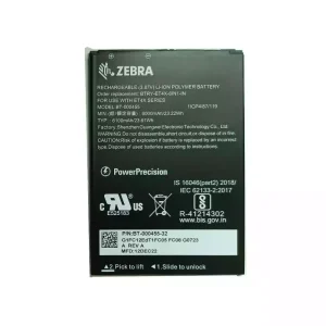 交換用 バッテリー 対応 ZEBRA BT-000455 BTRY-ET4X-8IN1-IN