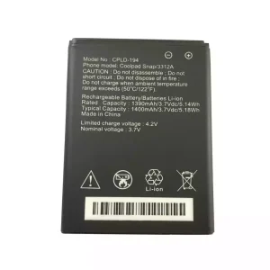 交換用 バッテリー 対応 Coolpad Snap 3312A,CPLD-194