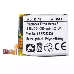 交換用 バッテリー 対応 Fitbit Versa 3,LSSP352325