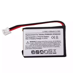交換用 バッテリー 対応 Teledex IPN964591,IPN965591,BATT-IPN