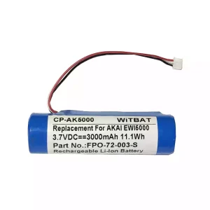 交換用 バッテリー 対応 AKAI EWI 5000,FPO-72-003-S
